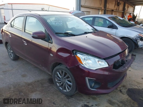 2018 Mitsubishi Mirage G4 SE with VIN ML32F4FJ4JHF06342, listed as a IAAI auction lot 41589317 with 226,233 mi miles. Bid and sale history available at carsss.com. Image 1.