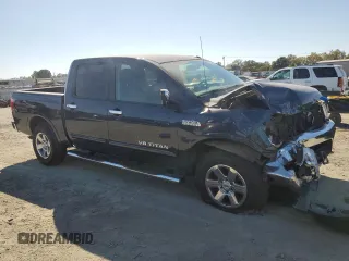 2015 Nissan Titan SL with VIN 1N6BA0EC1FN506809, listed as a Copart auction lot 72825514 with 132,830 mi miles and Salvage Title. Bid and sale history available at carsss.com. Image 4.