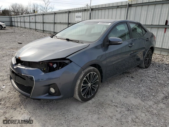 2016 Toyota Corolla L with VIN 5YFBURHE0GP432511, listed as a Copart auction lot 48888485 with 81,073 mi miles and Salvage Title. Bid and sale history available at carsss.com. Image 1.