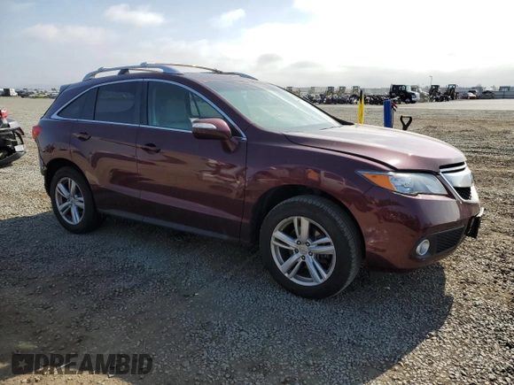 2013 Acura RDX Technology with VIN 5J8TB4H50DL013934, listed as a Copart auction lot 60252505 with 154,642 mi miles and Salvage title. Bid and sale history available at DreamBid. Image 4.