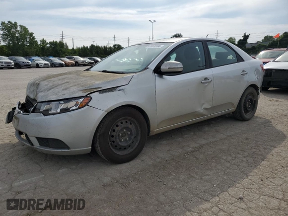 2012 Kia Forte EX with VIN KNAFU4A26C5596404, listed as a Copart auction lot 61070394 with 206,387 mi miles and Salvage Title. Bid and sale history available at carsss.com. Image 1.