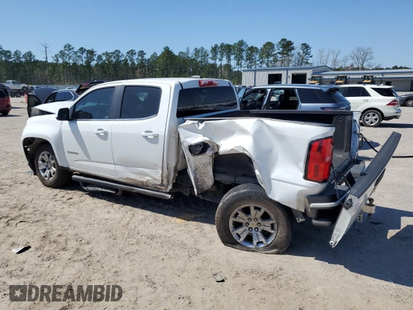 2020 Chevrolet Colorado 2WD LT with VIN 1GCGSCEN6L1101573, listed as a Copart auction lot 48778285 with 39,632 mi miles and Salvage Title. Bid and sale history available at DreamBid. Image 2.