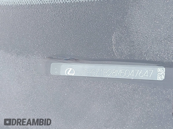 2021 Lexus IS 350 F Sport с VIN JTHGZ1B28M5047647, выставлен на аукционе IAAI как лот 41934437 с пробегом 27 544 миль миль и . История ставок и продаж доступна на DreamBid. Изображение 9.
