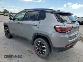 2020 Jeep Compass Trailhawk z VIN 3C4NJDDB6LT202919, wystawiony jako Copart lot #66373195 z przebiegiem 122 039 mil mil oraz Czysty tytuł • Clean title. Historia ofert i sprzedaży dostępna na DreamBid. Obrazek 2.