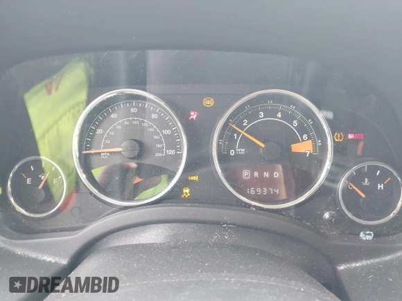 2016 Jeep Compass Latitude with VIN 1C4NJDEB4GD687300, listed as a IAAI auction lot 41800186 with 169,374 mi miles. Bid and sale history available at carsss.com. Image 7.