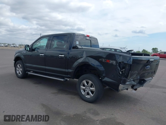 2018 Ford F-150 XL with VIN 1FTEW1EP6JKC24542, listed as a IAAI auction lot 42283242 with 127,608 mi miles and . Bid and sale history available at DreamBid. Image 3.