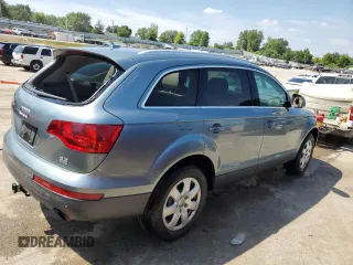 2007 Audi Q7 Premium with VIN WA1BY74L37D077246, listed as a Copart auction lot 59765904 with 209,930 mi miles and Salvage Title. Bid and sale history available at carsss.com. Image 3.