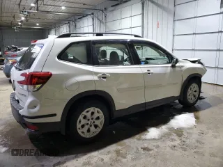 2021 Subaru Forester with VIN JF2SKADC1MH440265, listed as a Copart auction lot 43424955 with 26,143 mi miles and Salvage Title. Bid and sale history available at carsss.com. Image 3.
