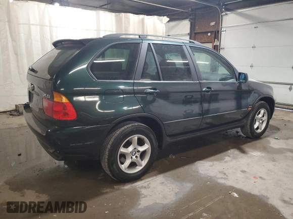 2002 BMW X5 3.0i with VIN 5UXFA53512LP32083, listed as a Copart auction lot 79132194 with 154,747 mi miles and Clean Title. Bid and sale history available at carsss.com. Image 3.