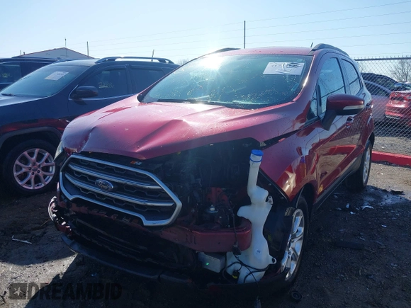 2019 Ford EcoSport SE with VIN MAJ3S2GE4KC262633, listed as a IAAI auction lot 41724149 with 72,495 mi miles and . Bid and sale history available at carsss.com. Image 17.