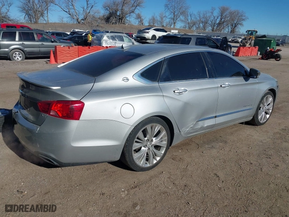 2014 Chevrolet Impala LTZ with VIN 2G1155S32E9282710, listed as a IAAI auction lot 41250424 with 154,486 mi miles. Bid and sale history available at carsss.com. Image 4.