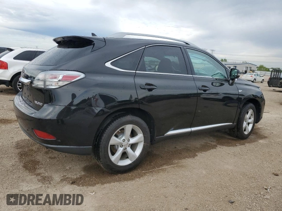 2012 Lexus RX 350 with VIN 2T2ZK1BA7CC083803, listed as a Copart auction lot 58157925 with 110,048 mi miles and Salvage title. Bid and sale history available at DreamBid. Image 3.