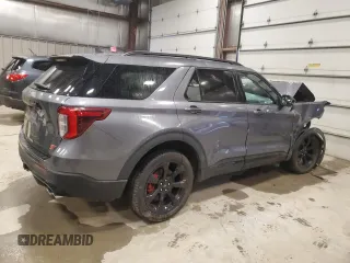 2021 Ford Explorer ST with VIN 1FM5K8GCXMGC25324, listed as a Copart auction lot 51885175 with 0 mi miles and Non Repairable. Bid and sale history available at carsss.com. Image 3.