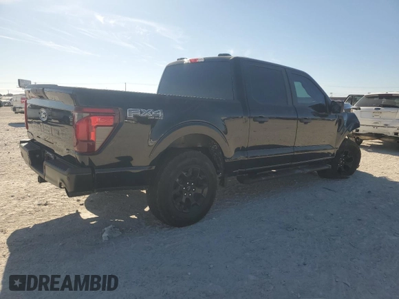 2024 Ford F-150 STX with VIN 1FTEW2LP8RFB79472, listed as a Copart auction lot 42255075 with 1,696 mi miles and Salvage Title. Bid and sale history available at carsss.com. Image 3.