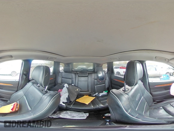 2013 Jeep Grand Cherokee Overland with VIN 1C4RJFCGXDC643802, listed as a Copart auction lot 52429535 with 122,014 mi miles and Salvage Title. Bid and sale history available at carsss.com. Image 14.