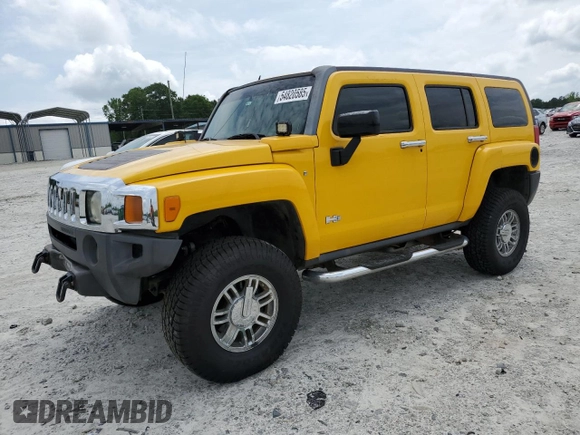 2006 Hummer H3 with VIN 5GTDN136968311311, listed as a Copart auction lot 54820585 with 157,718 mi miles and Clean Title. Bid and sale history available at carsss.com. Image 1.