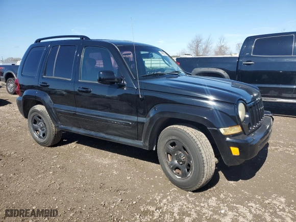 2007 Jeep Liberty Sport with VIN 1J4GK48K87W540879, listed as a Copart auction lot 44562515 with 263,793 mi miles and Salvage Title. Bid and sale history available at carsss.com. Image 4.