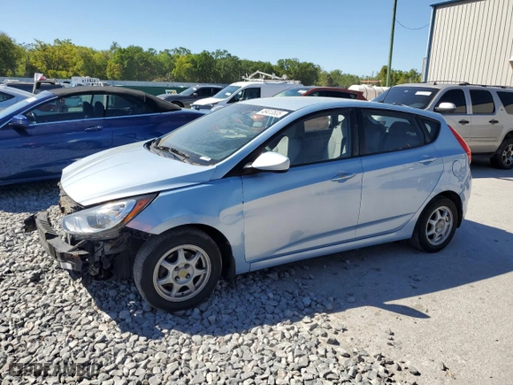 2013 Hyundai Accent GL with VIN KMHCT5AE7DU108539, listed as a Copart auction lot 49413535 with 169,705 mi miles and Salvage Title. Bid and sale history available at carsss.com. Image 1.