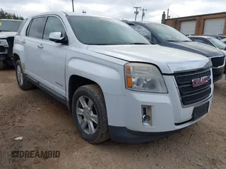 2012 GMC Terrain SLE-1 with VIN 2GKALMEK0C6377425, listed as a IAAI auction lot 41956159 with 195,377 mi miles and . Bid and sale history available at carsss.com. Image 1.