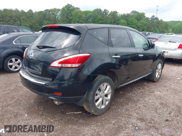 2014 Nissan Murano S with VIN JN8AZ1MW8EW517201, listed as a IAAI auction lot 42079418 with 165,098 mi miles. Bid and sale history available at carsss.com. Image 4.