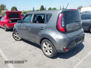 2016 Kia Soul + with VIN KNDJP3A57G7349251, listed as a IAAI auction lot 41975247 with 120,280 mi miles. Bid and sale history available at carsss.com. Image 3.