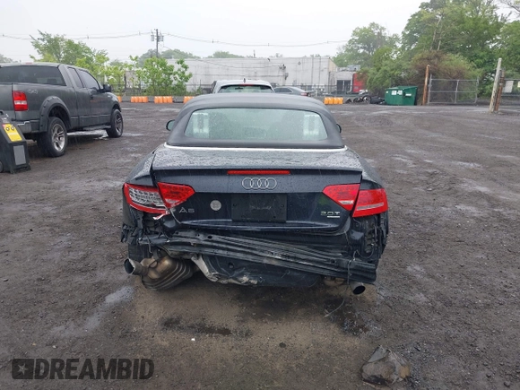 2012 Audi A5 Premium Plus with VIN WAULFAFH9CN002381, listed as a IAAI auction lot 42258750 with 81,415 mi miles and . Bid and sale history available at DreamBid. Image 16.