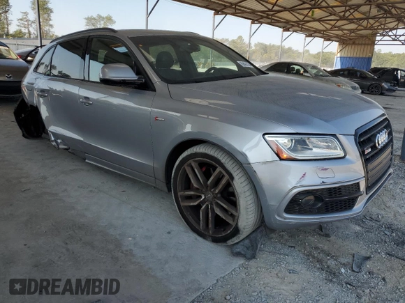2016 Audi SQ5 Premium Plus with VIN WA1CCAFP6GA026910, listed as a Copart auction lot 69436704 with 74,595 mi miles and Salvage Title. Bid and sale history available at carsss.com. Image 4.