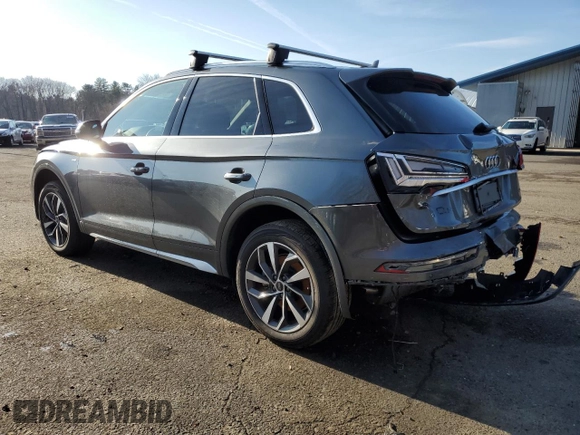 2022 Audi Q5 S line Premium Plus with VIN WA1EAAFY6N2104682, listed as a Copart auction lot 85463014 with 20,414 mi miles and Salvage Title. Bid and sale history available at carsss.com. Image 2.