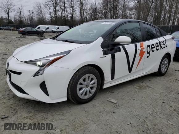 2017 Toyota Prius Two with VIN JTDKBRFU2H3036025, listed as a Copart auction lot 46080935 with 95,290 mi miles and Salvage Title. Bid and sale history available at carsss.com. Image 1.