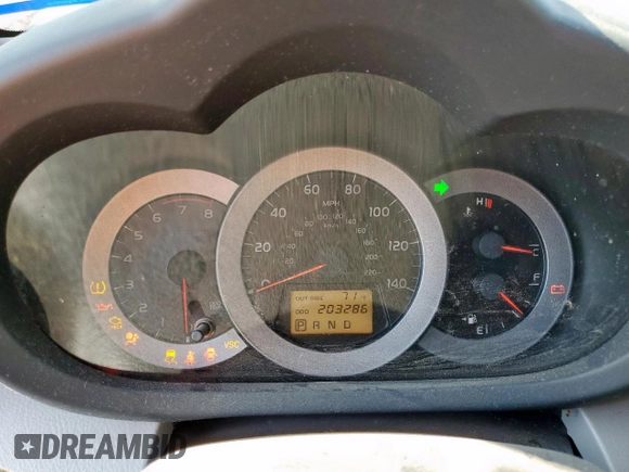 2007 Toyota RAV4 with VIN JTMZD33V376026281, listed as a Copart auction lot 54160095 with 203,286 mi miles and Salvage Title. Bid and sale history available at carsss.com. Image 9.