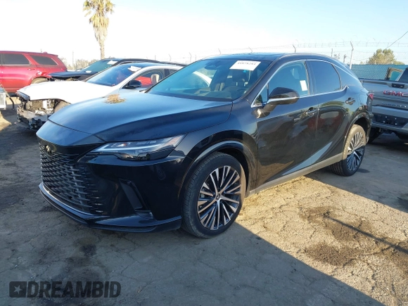 2023 Lexus RX with VIN 2T2BAMBA5PC007041, listed as a IAAI auction lot 41878284 with 25,122 mi miles. Bid and sale history available at carsss.com. Image 2.