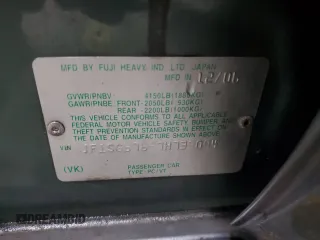 2007 Subaru Forester X L.L. Bean z VIN JF1SG67697H739094, wystawiony jako Copart lot #58479625 z przebiegiem 249 539 mil mil oraz Szkoda całkowita • Salvage title. Historia ofert i sprzedaży dostępna na DreamBid. Obrazek 12.