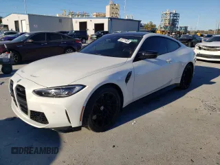 2023 BMW M4 Competition xDrive with VIN WBS43AZ01PCM35886, listed as a Copart auction lot 82371483 with 15,156 mi miles. Bid and sale history available at carsss.com. Image 1.