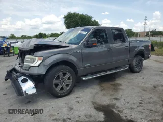 2014 Ford F-150 XL with VIN 1FTFW1CTXEKF32078, listed as a Copart auction lot 55669135 with 144,521 mi miles and Salvage title. Bid and sale history available at DreamBid. Image 1.