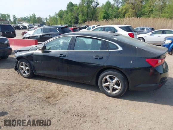2018 Chevrolet Malibu LS with VIN 1G1ZB5STXJF164501, listed as a IAAI auction lot 42092462 with 153,588 mi miles and . Bid and sale history available at DreamBid. Image 14.