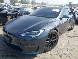 2021 Tesla Model S Plaid with VIN 5YJSA1E66MF452244, listed as a IAAI auction lot 41603437 with 39,290 mi miles. Bid and sale history available at carsss.com. Image 23.