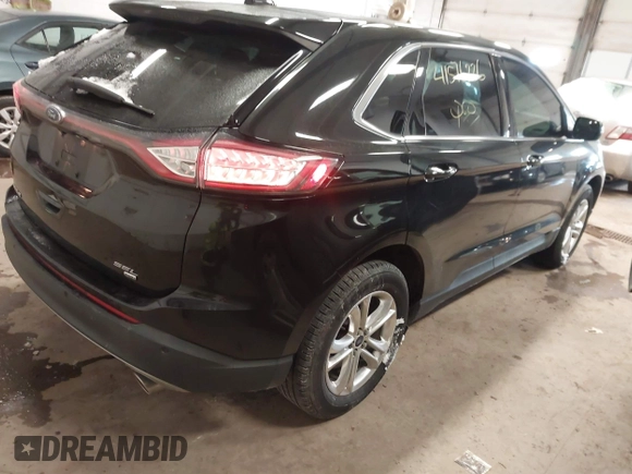 2015 Ford Edge SEL with VIN 2FMTK4J86FBB08595, listed as a IAAI auction lot 41576226 with 85,726 mi miles. Bid and sale history available at carsss.com. Image 4.