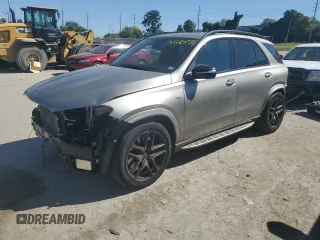 2022 Mercedes-Benz GLE 53 AMG with VIN 4JGFB6BB3NA593467, listed as a Copart auction lot 73585774 with 20,045 mi miles and Salvage title. Bid and sale history available at DreamBid. Image 1.
