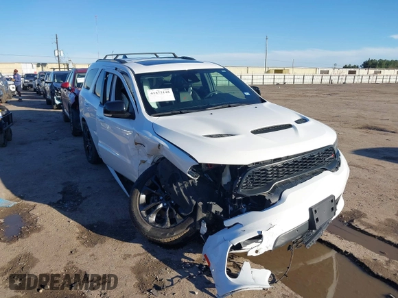 2023 Dodge Durango R/T Plus with VIN 1C4SDHCT5PC589797, listed as a IAAI auction lot 41472148 with 34,980 mi miles and . Bid and sale history available at DreamBid. Image 1.