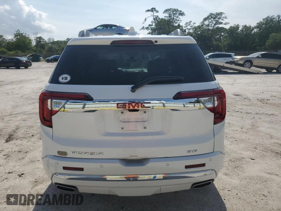 2020 GMC Acadia Denali with VIN 1GKKNPLS3LZ210516, listed as a Copart auction lot 55962585 with 24,160 mi miles and Non repairable. Bid and sale history available at DreamBid. Image 6.