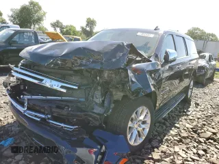 2023 Chevrolet Suburban Premier with VIN 1GNSCFKD7PR183199, listed as a Copart auction lot 68124113 with 23,971 mi miles and . Bid and sale history available at DreamBid. Image 1.