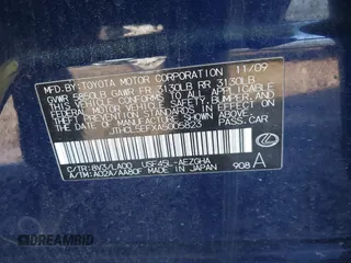 2010 Lexus LS 460 с VIN JTHCL5EFXA5005823, выставлен на аукционе IAAI как лот 41322153 с пробегом 194 886 миль миль и . История ставок и продаж доступна на DreamBid. Изображение 9.