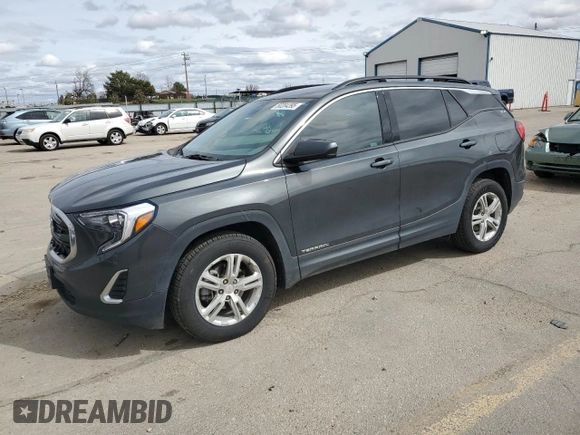 2020 GMC Terrain SLE with VIN 3GKALTEV8LL127494, listed as a Copart auction lot 50204395 with 132,740 mi miles and Salvage Title. Bid and sale history available at carsss.com. Image 1.