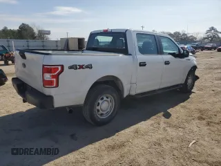 2019 Ford F-150 XL with VIN 1FTEW1E52KFC63864, listed as a Copart auction lot 43713355 with 32,177 mi miles and Salvage Title. Bid and sale history available at carsss.com. Image 3.