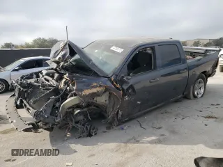 2018 Ram 1500 Express z VIN 1C6RR6KT9JS314881, wystawiony jako Copart lot #43798115 z przebiegiem Nie podano mil oraz Szkoda całkowita • Salvage title. Historia ofert i sprzedaży dostępna na DreamBid. Obrazek 1.