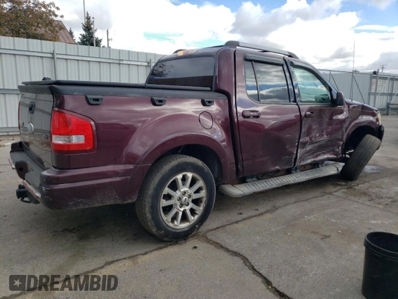 2007 Ford Explorer Sport Trac Limited with VIN 1FMEU53K77UA21351, listed as a Copart auction lot 76121464 with 176,430 mi miles and Salvage title. Bid and sale history available at DreamBid. Image 3.