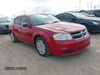 2014 Dodge Avenger SE with VIN 1C3CDZAB0EN147245, listed as a IAAI auction lot 42127010 with 161,260 mi miles. Bid and sale history available at carsss.com. Image 1.