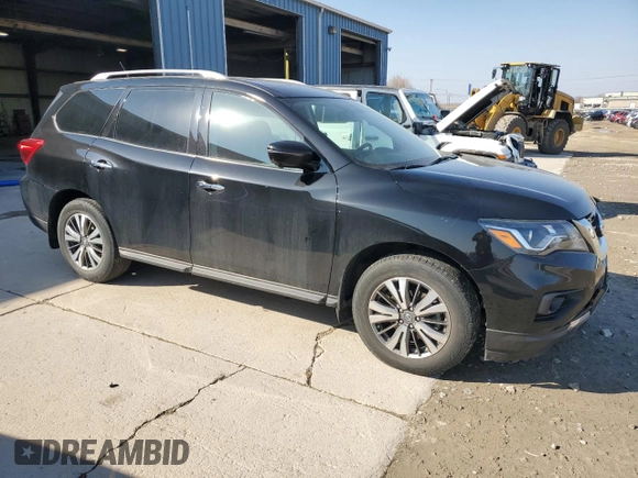 2017 Nissan Pathfinder SL with VIN 5N1DR2MM1HC632351, listed as a Copart auction lot 48970295 with 75,638 mi miles and Salvage Title. Bid and sale history available at DreamBid. Image 4.