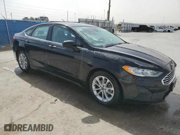 2019 Ford Fusion SE with VIN 3FA6P0HD8KR194637, listed as a Copart auction lot 48432245 with 55,903 mi miles and Clean Title. Bid and sale history available at carsss.com. Image 4.