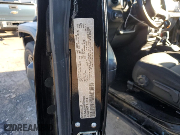 2021 Jeep Wrangler Sport S with VIN 1C4GJXANXMW638080, listed as a Copart auction lot 82543314 with 49,003 mi miles and Salvage Title. Bid and sale history available at DreamBid. Image 13.